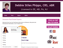 Tablet Screenshot of debbiephipps.com